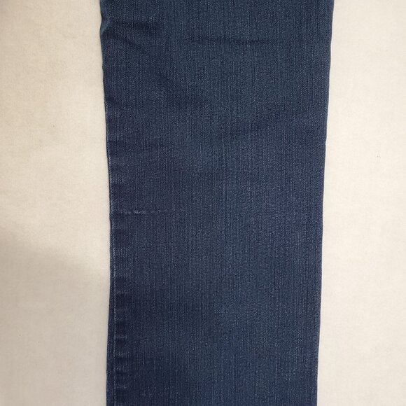 Lee Platinum Label Natural Fit Jeans Barely Bootcut Blue Stretch Waist Womens 6 - Picture 13 of 14